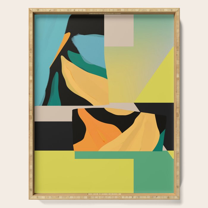 Modern Abstraction 11 Serving Tray Gallery Image 1