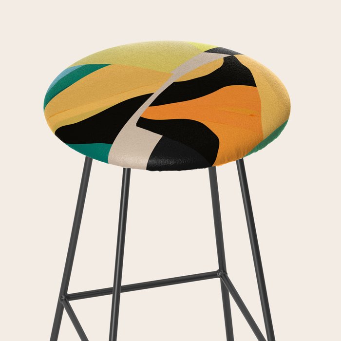Modern Abstraction 11 Stool Gallery Image 2