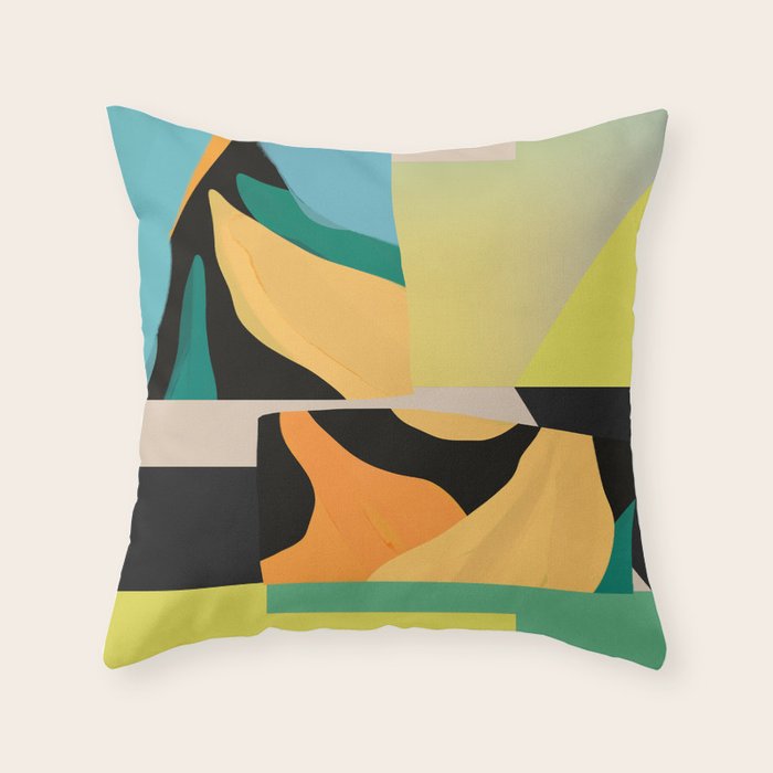 Modern Abstraction 11 Throw Pillow Gallery Image 1