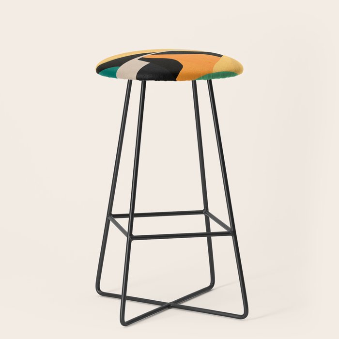 Modern Abstraction 11 Stool Gallery Image 1