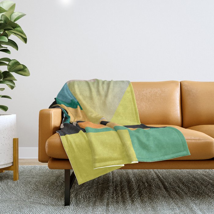 Modern Abstraction 11 Throw Blanket Gallery Image 1