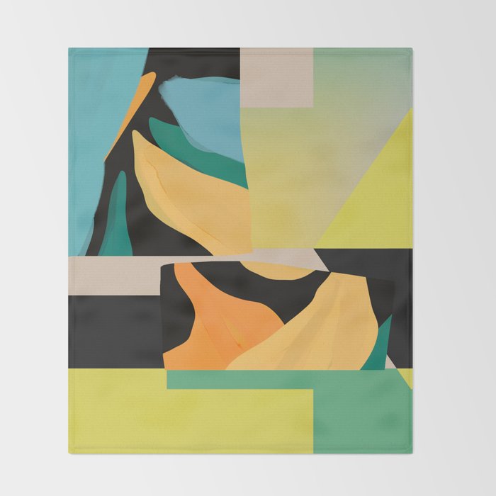 Modern Abstraction 11 Throw Blanket Gallery Image 2