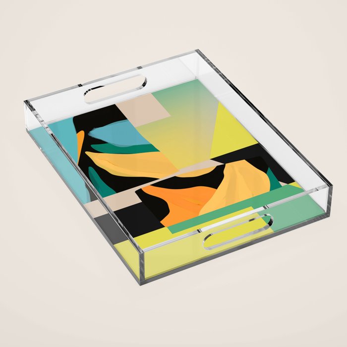 Modern Abstraction 11 Acrylic Tray Gallery Image 1