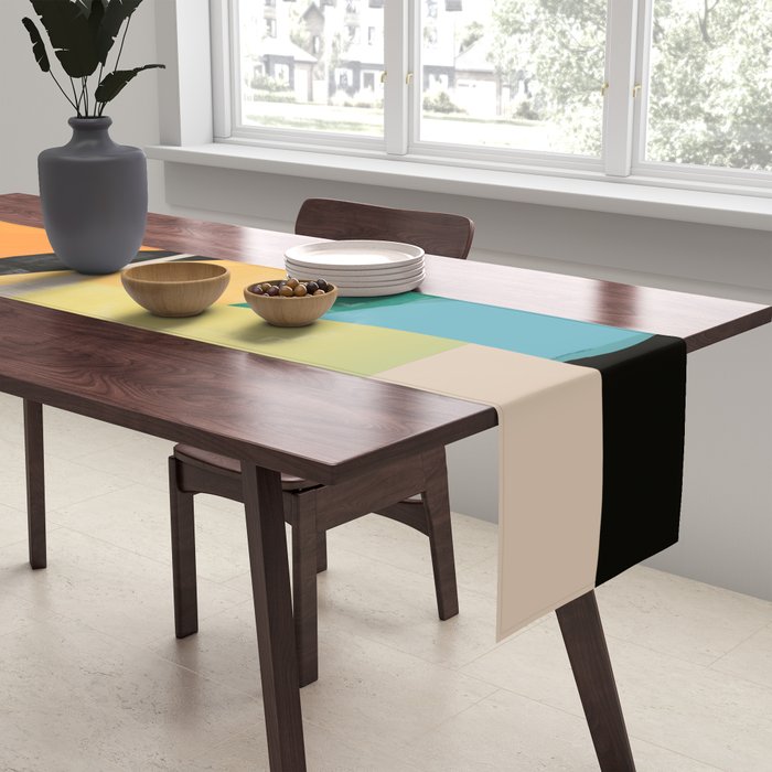 Modern Abstraction 11 Table Runner Gallery Image 2