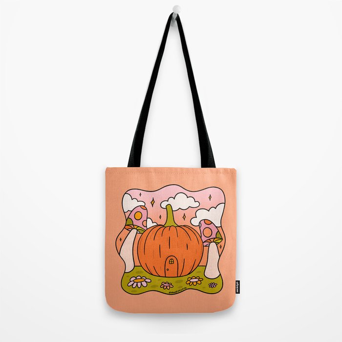 Pumpkin Cottage Tote Bag Gallery Image 2