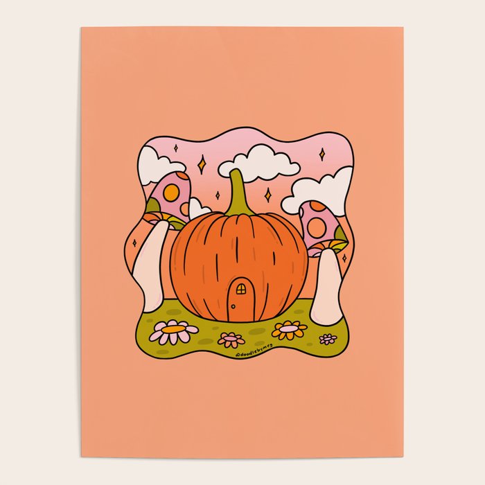 Pumpkin Cottage Poster Gallery Image 4