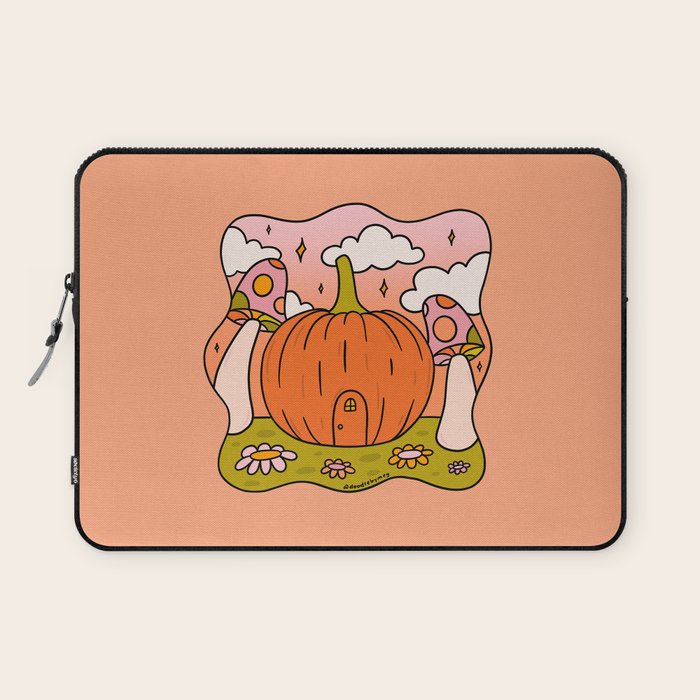 Pumpkin Cottage Laptop Sleeve Gallery Image 1