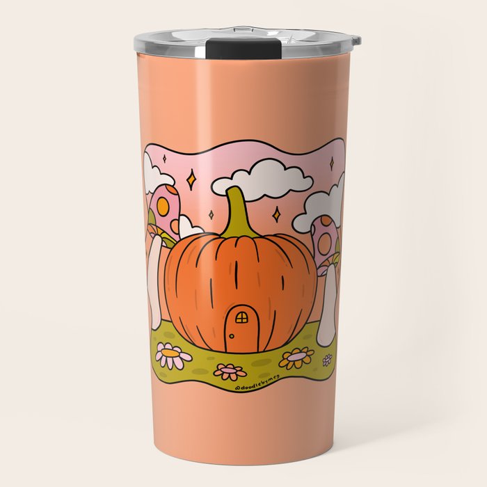 Pumpkin Cottage Travel Mug Gallery Image 1