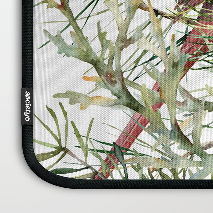 Christmas Cardinal and Pine Laptop Sleeve Gallery Image 3