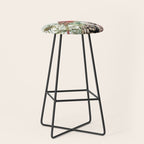 Christmas Cardinal and Pine Stool Gallery Image 1
