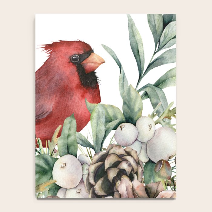 Christmas Cardinal and Pine Notebook Gallery Image 4