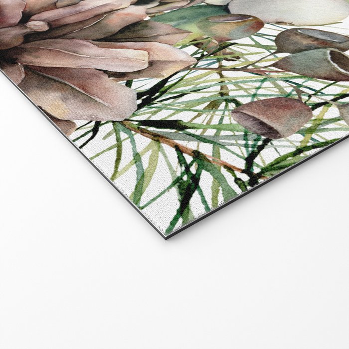 Christmas Cardinal and Pine Welcome Mat Gallery Image 2