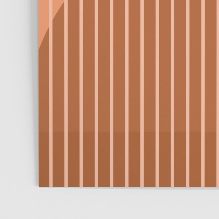 Abstraction Shapes 17 in Terracotta Shades (Moon Phase Abstract)  Poster Gallery Image 3