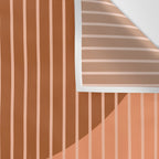 Abstraction Shapes 17 in Terracotta Shades (Moon Phase Abstract)  Wall Tapestry Gallery Image 3