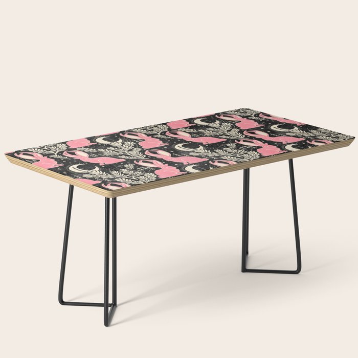 Jackalope - black and pink Coffee Table Gallery Image 1