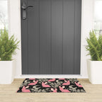 Jackalope - black and pink Welcome Mat Gallery Image 3