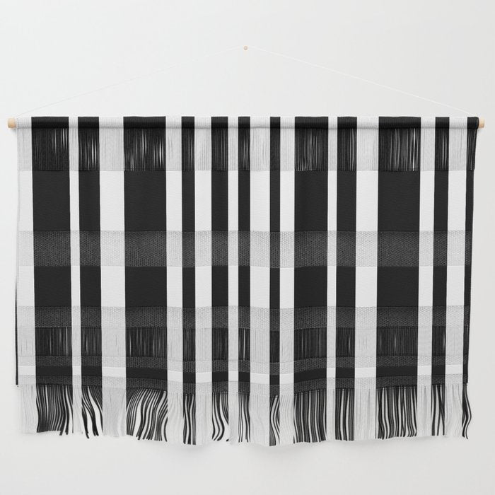Classic Stripes XLI - Black and White Wall Hanging Gallery Image 1