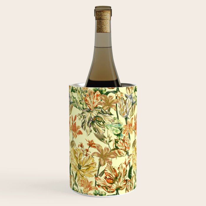 Watercolor Golden Bloom Wine Chiller Gallery Image 3