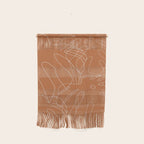 Monstera No2 Burnt Orange Wall Hanging Gallery Image 1