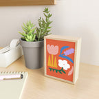 Retro spring flower nature drawing Mini Art Print Gallery Image 2