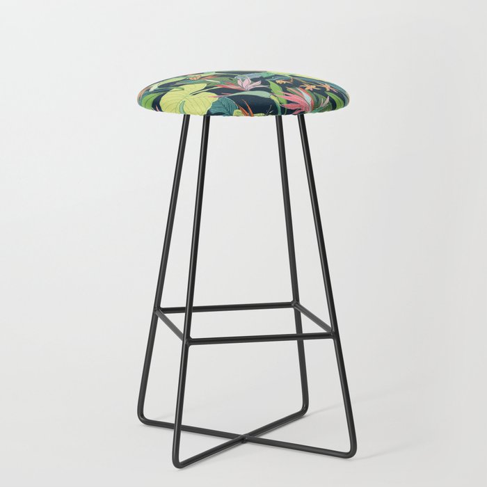 Tropical Bird of Paradise Stool Gallery Image 1