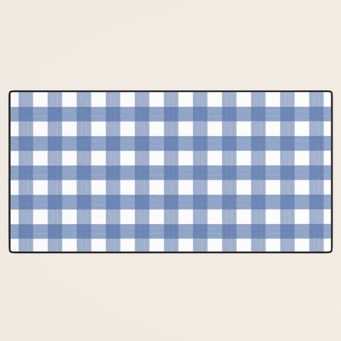 Blue Buffalo Check Desk Mat Gallery Image 3