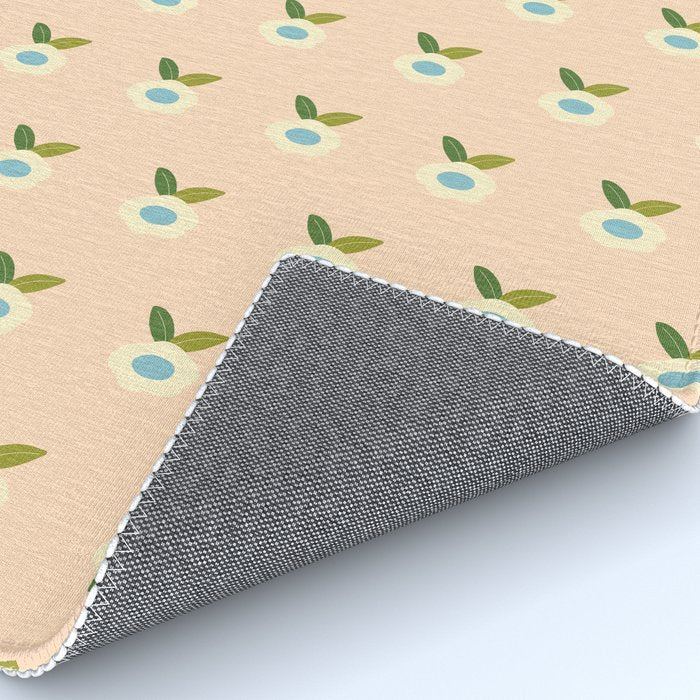 Simple Peach Floral - small flowers Rug Gallery Image 4