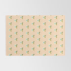 Simple Peach Floral - small flowers Rug Gallery Image 2