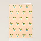 Simple Peach Floral - small flowers Stationery Card Gallery Image 2