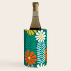 Minimal Meadow Abstract Floral Art Wine Chiller Gallery Image 2