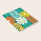 Minimal Meadow Abstract Floral Art Notebook Gallery Image 2
