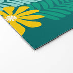 Minimal Meadow Abstract Floral Art Welcome Mat Gallery Image 2