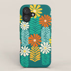 Minimal Meadow Abstract Floral Art iPhone Case Gallery Image 1