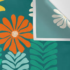 Minimal Meadow Abstract Floral Art Wall Tapestry Gallery Image 3