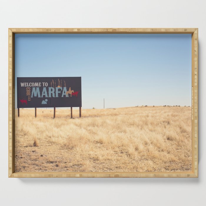 Welcome to Marfa Serving Tray Gallery Image 1