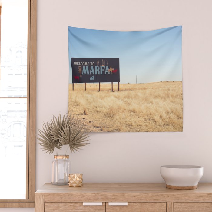 Welcome to Marfa Wall Tapestry Gallery Image 2