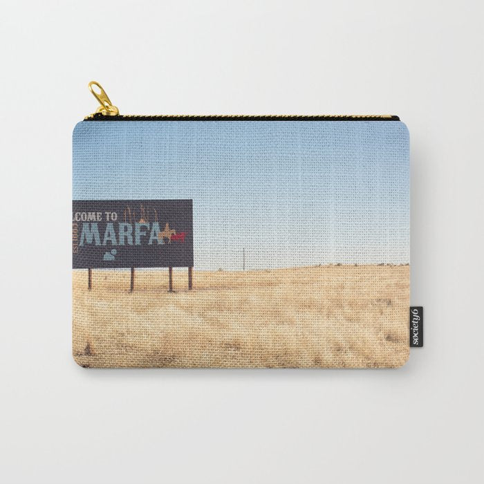 Welcome to Marfa Carry All Pouch Gallery Image 1