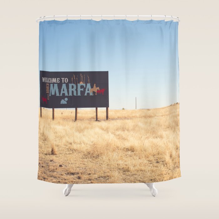 Welcome to Marfa Shower Curtain Gallery Image 1