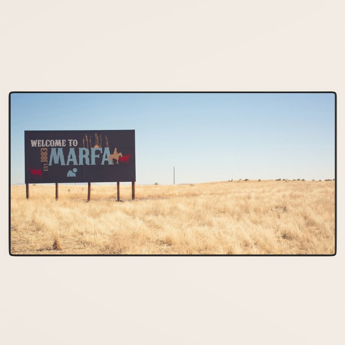 Welcome to Marfa Desk Mat Gallery Image 3