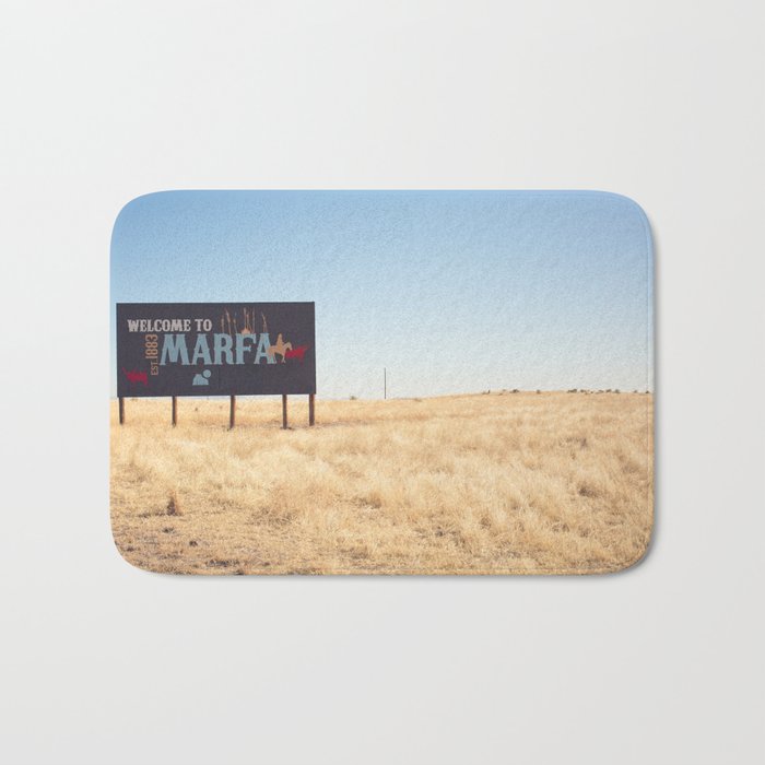 Welcome to Marfa Bath Mat Gallery Image 1