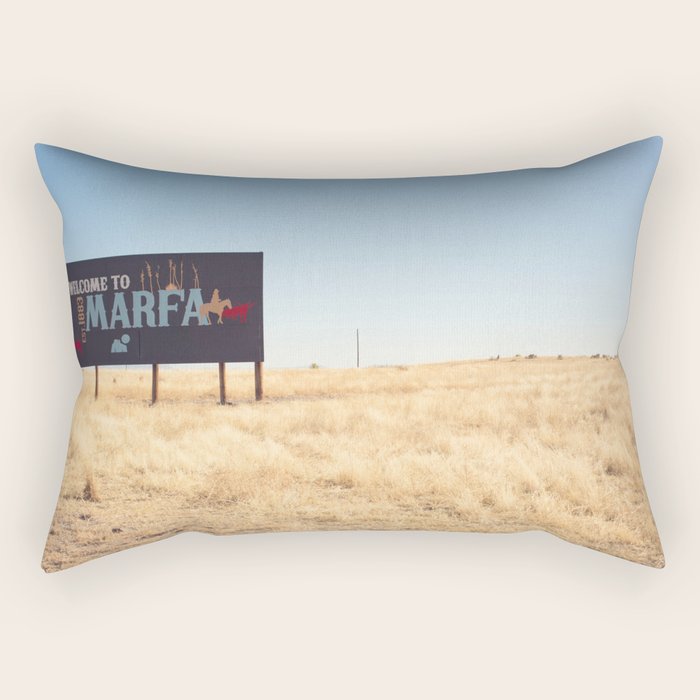Welcome to Marfa Rectangular Pillow Gallery Image 1