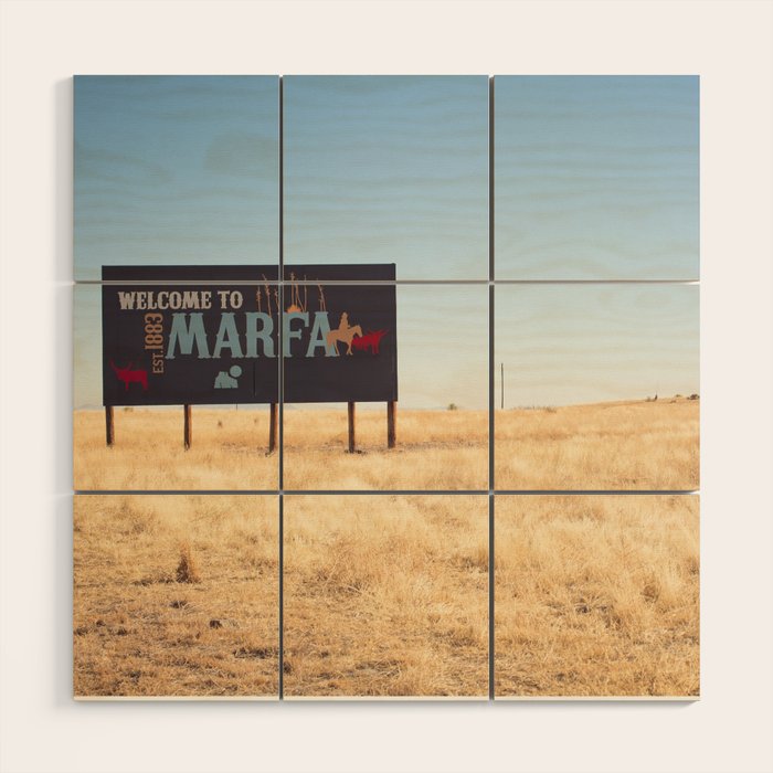 Welcome to Marfa Wood Wall Art Gallery Image 1