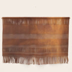 cognac suede leather ( faux  ) Wall Hanging Gallery Image 1