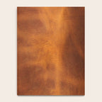 cognac suede leather ( faux  ) Notebook Gallery Image 4
