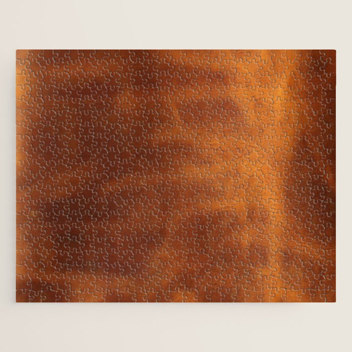 cognac suede leather ( faux  ) Jigsaw Puzzle Gallery Image 1