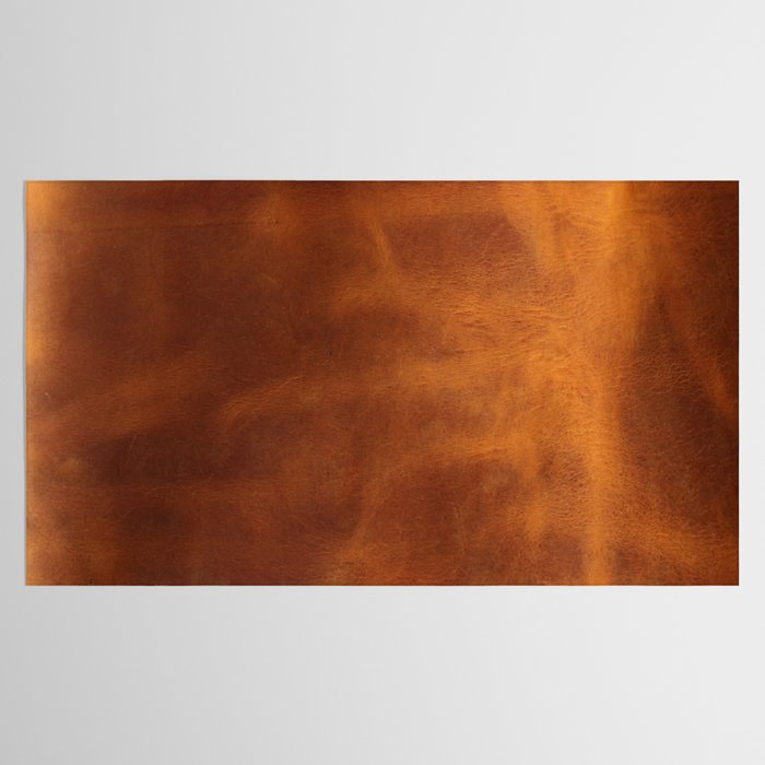 cognac suede leather ( faux  ) Tablecloth Gallery Image 2