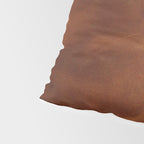 cognac suede leather ( faux  ) Pillow Sham Gallery Image 4