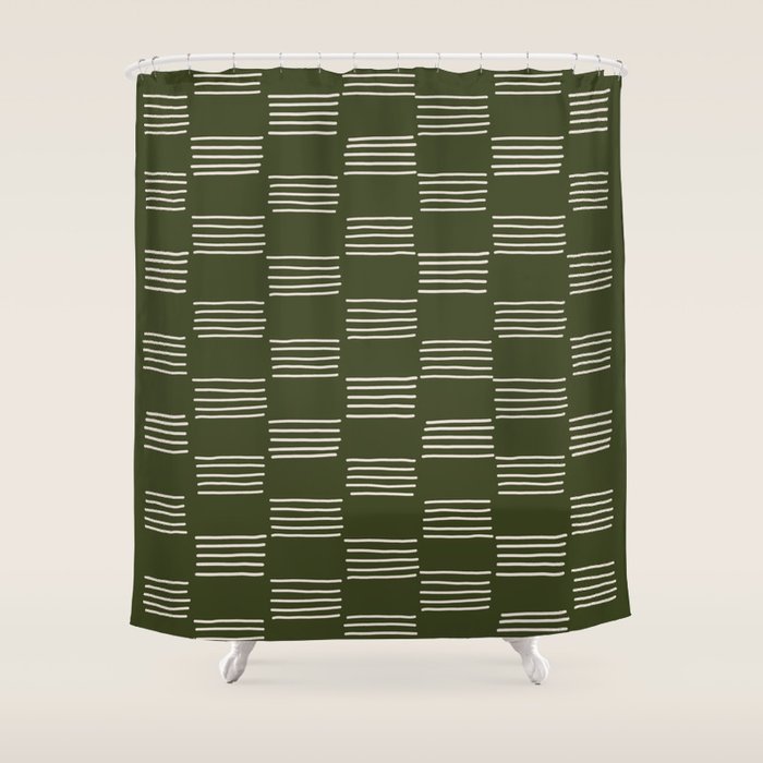 hatches âÂ small doug fir Shower Curtain Gallery Image 1
