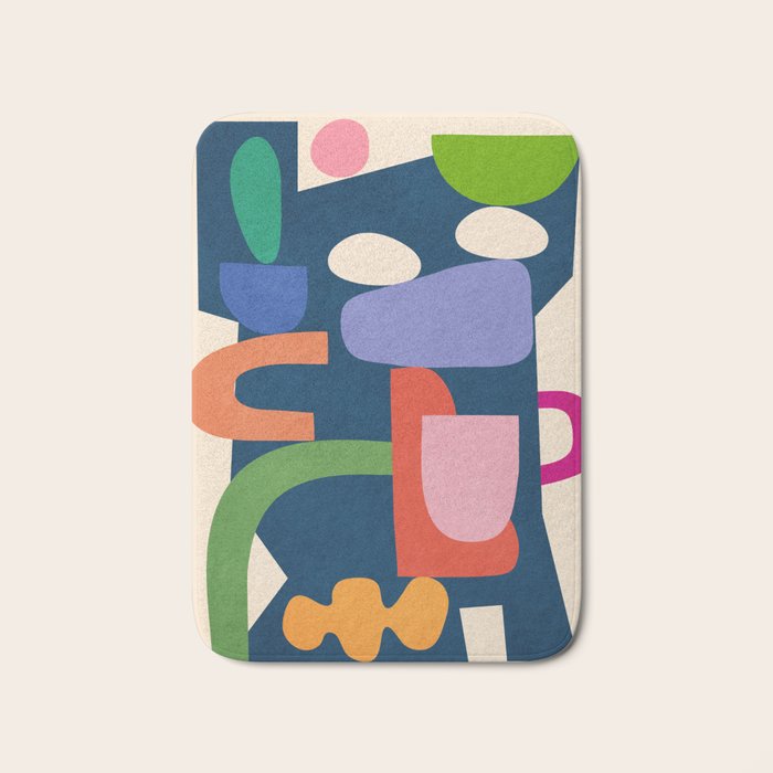 Modern Abstract Art 40 Bath Mat Gallery Image 1