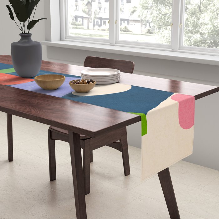 Modern Abstract Art 40 Table Runner Gallery Image 2